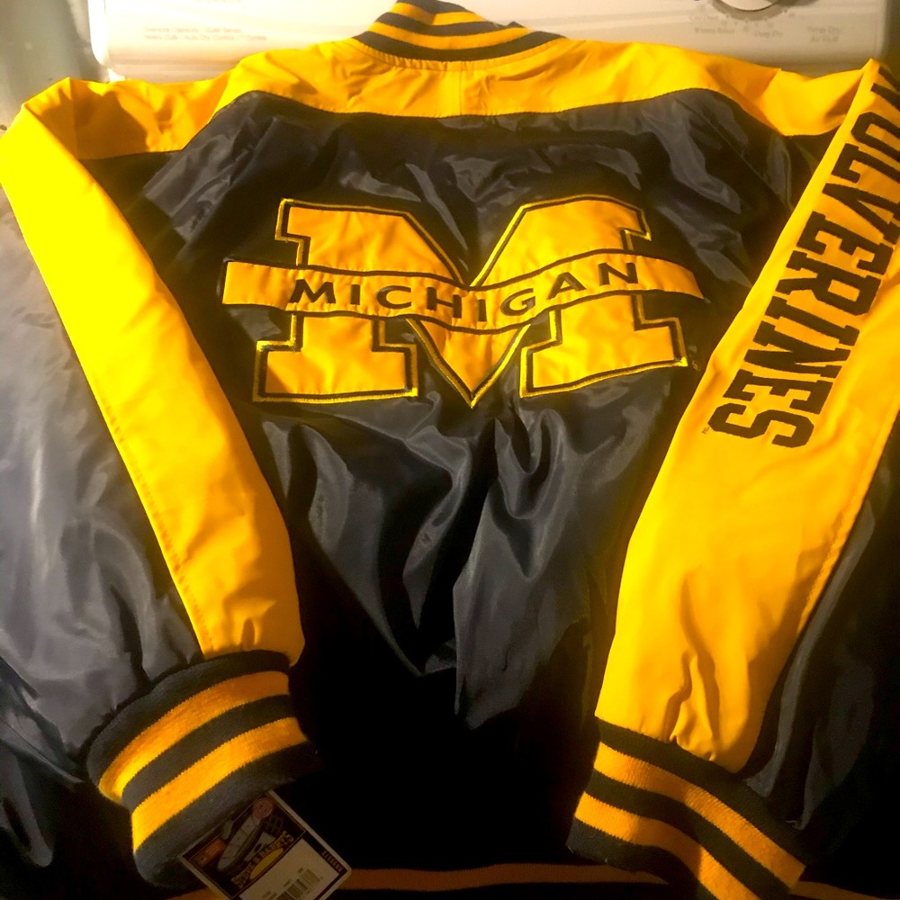 Steve & Barry’s NWT’s Authentic Michigan Wolverines Vinyl Jacket